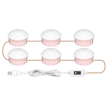 โคมไฟ LED แต่งหน้ากระจกด้านหน้าความงามเติมแสงมือกวาดความรู้สึกโคมไฟ, 2 Bulbs, 6 Bulbs, 10 Bulbs, 14 Bulbs