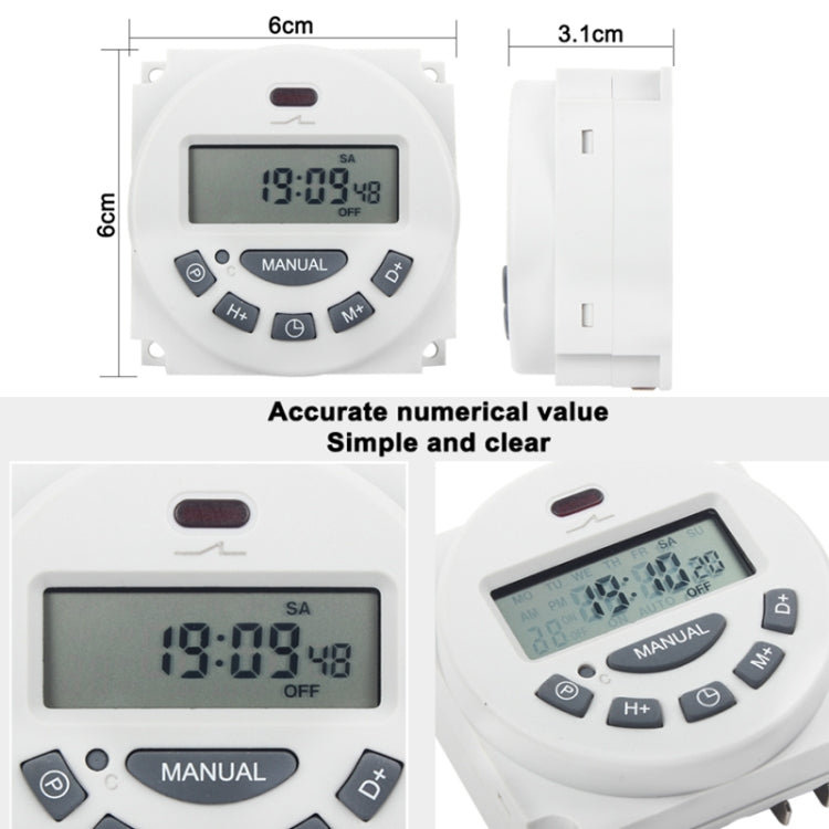 L701 Small Timing Microcomputer Time Control Switching สวิตช์จับเวลาพาวเวอร์ซัพพลาย, 220V, 12V, 24V, 110V