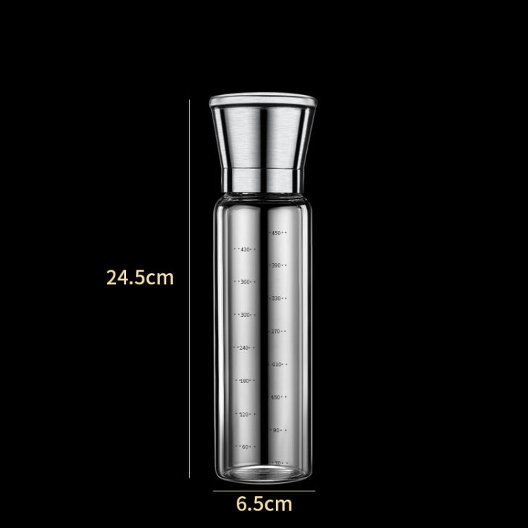 304 สแตนเลสเกลือทะเลเครื่องบดพริกไทยบ้านพริกไทยกาแฟด้วยตนเองขวดบด, 450ml