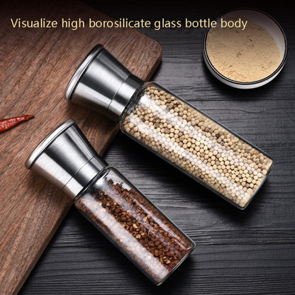 304 สแตนเลสเกลือทะเลเครื่องบดพริกไทยบ้านพริกไทยกาแฟด้วยตนเองขวดบด, 450ml