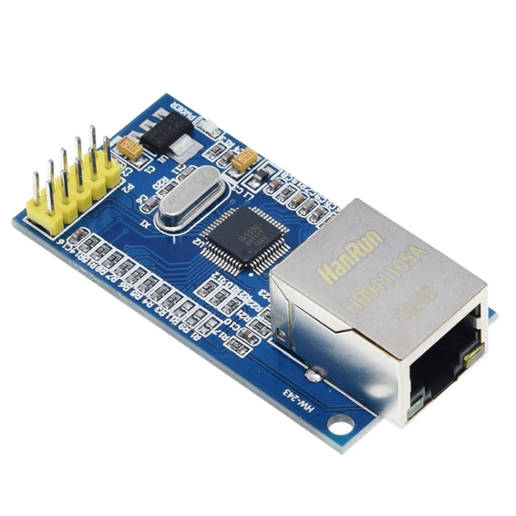 HW-243 W5500 Ethernet โมดูลเครือข่ายฮาร์ดแวร์ TCP / IP 51 / STM32 Single-Chip Program