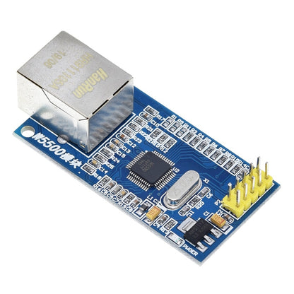 HW-243 W5500 Ethernet โมดูลเครือข่ายฮาร์ดแวร์ TCP / IP 51 / STM32 Single-Chip Program
