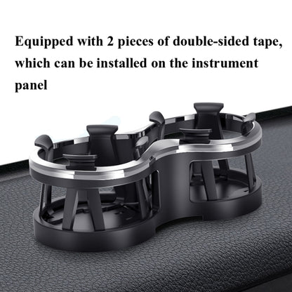 SHUNWEI SD-1038 รถ Dual-Hole ถ้วยน้ำ Cola ผู้ถือขวดสูญญากาศ One สำหรับ 2 ผู้ถือเครื่องดื่ม, SD-1038