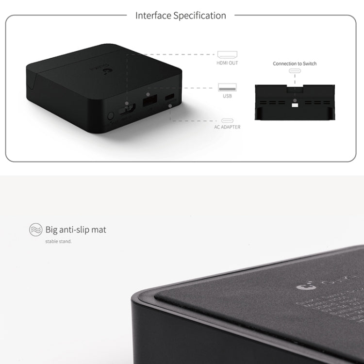 Gulikit โทรศัพท์มือถือแบบพกพา Docking ขาตั้งวิดีโอสำหรับ Nintendo Switch, Docking Video Stand