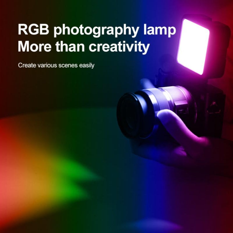 N69 2500-9000K + RGB Camera Fill Light Small Full Color Photography Light Portable Night Light LED Pocket Light, N69