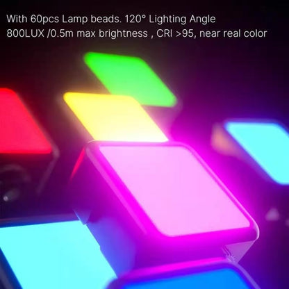 N69 2500-9000K + RGB Camera Fill Light Small Full Color Photography Light Portable Night Light LED Pocket Light, N69