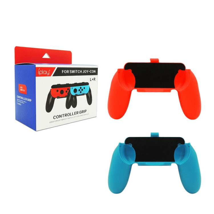 IPLAY เกมคอนโซลจับซ้ายและขวาสำหรับ Nintendo Switch, HB-S004(Red Blue)