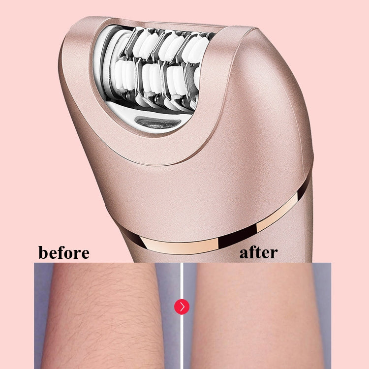 Suker SK-517 อุปกรณ์กำจัดขนด้วยไฟฟ้าน้ำ Eluting ผู้หญิงในครัวเรือน Hair Plucker เครื่องโกนหนวดมัลติฟังก์ชั่นแบบสองในหนึ่งเดียว