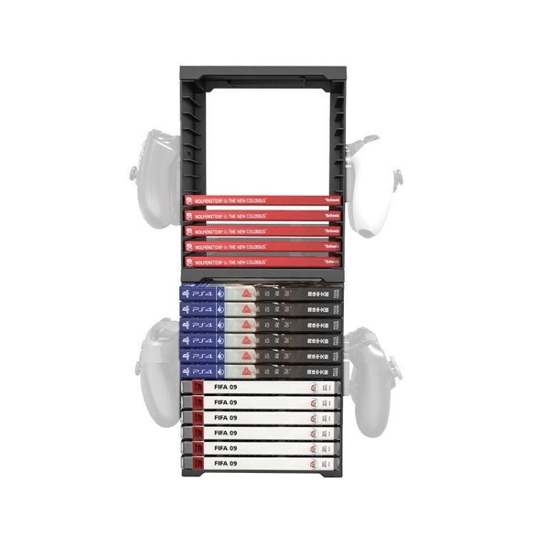 IPLAY Multi-Function Storage Bracket สำหรับ Gamepad Card และ Disc สำหรับ PS4/PS5/XBOX/Switch, HBS-259