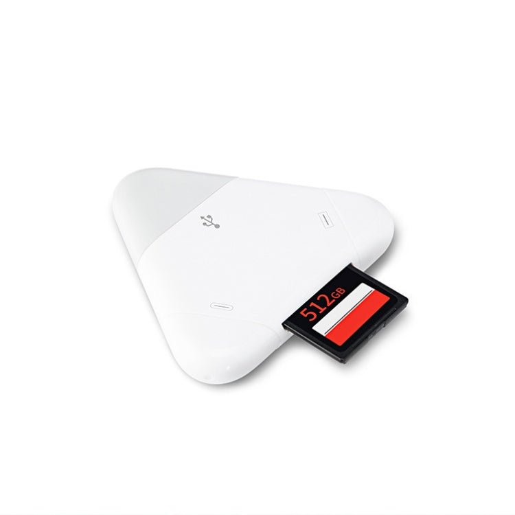 LCOP 5 in 1 Triangle Mobile Phone เครื่องอ่านบัตรคอมพิวเตอร์เครื่องอ่านบัตร OTG, 5 in 1 OTG Card Reader