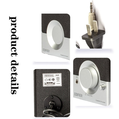 Edifier R18T โน๊ตบุ๊คคอมพิวเตอร์เดสก์ท็อปมินิลำโพงซับวูฟเฟอร์ขนาดเล็ก, US Plug, R18T