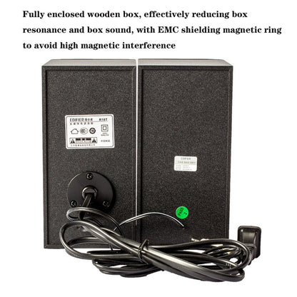 Edifier R18T โน๊ตบุ๊คคอมพิวเตอร์เดสก์ท็อปมินิลำโพงซับวูฟเฟอร์ขนาดเล็ก, US Plug, R18T