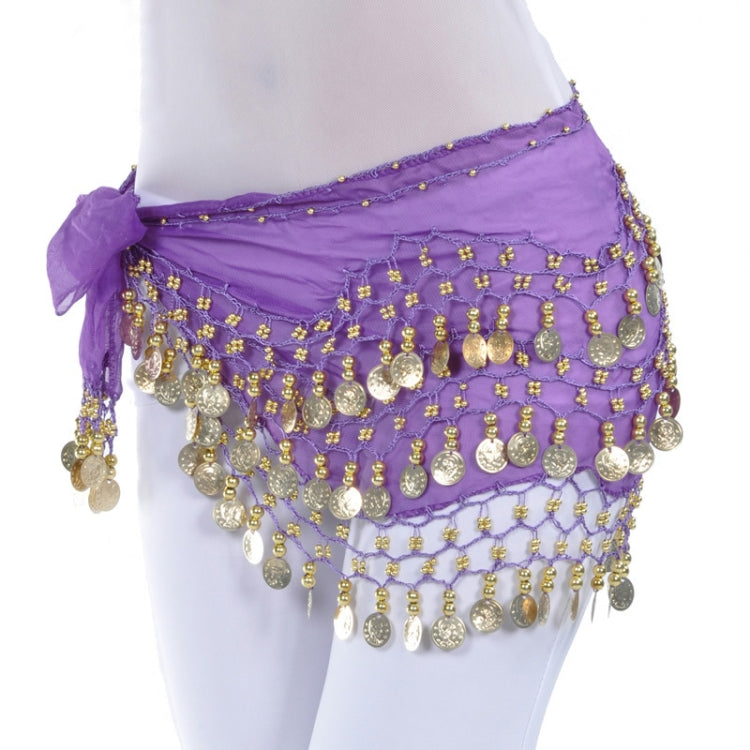 Lady Belly Dance ผ้าพันคอสะโพกอุปกรณ์เสริม 3 แถวกระโปรง Bellydance เอว CHAIN Wrap ผู้ใหญ่สวมใส่, One Size