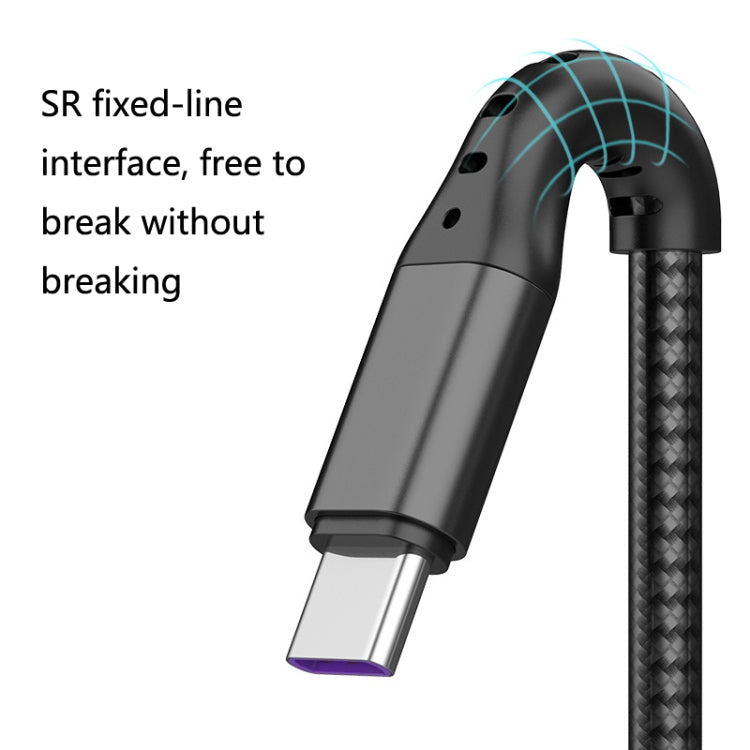 2 PCS ZZ034 USB To 8 Pin + USB-C / Type-C + Micro USB 3 In 1 Fast Charging Cable, สไตล์:, 5A Super Fast-Black, Mini-Silver, Mini-Red, Mini-Blue, Mini-Black