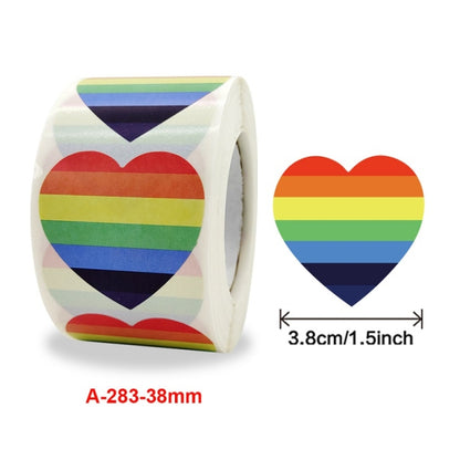 5 ชิ้นวันวาเลนไทน์รักสติกเกอร์ของขวัญตกแต่งสติกเกอร์ปิดผนึก, 3.8cm / 1.5inch