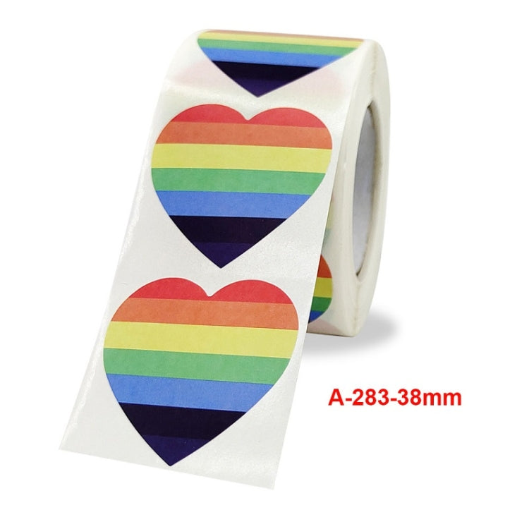 5 ชิ้นวันวาเลนไทน์รักสติกเกอร์ของขวัญตกแต่งสติกเกอร์ปิดผนึก, 3.8cm / 1.5inch