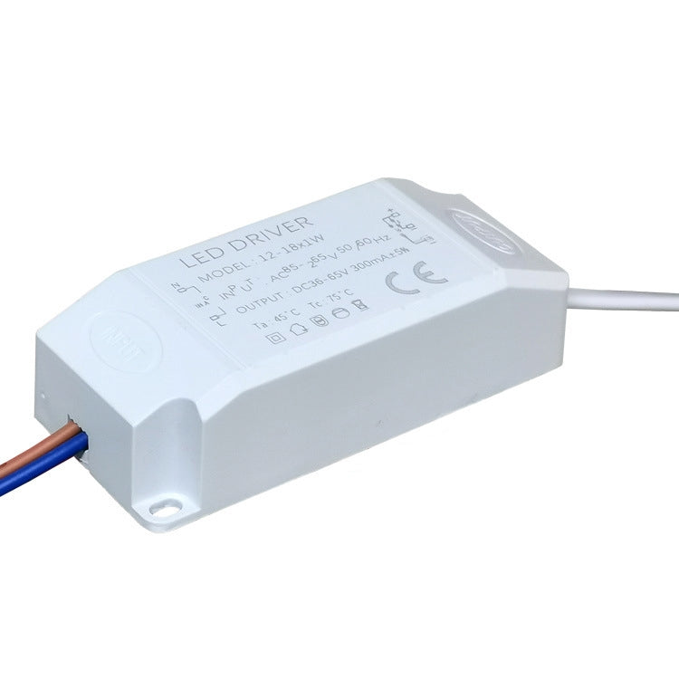 แหล่งจ่ายไฟไดรฟ์แบบแยกสองสี 85-265V หลอดไฟแรงดันกว้าง / ดาวน์ไลท์ / ไฟเพดาน แหล่งจ่ายไฟไดรฟ์, 3 PCS 1-3W, 3 PCS 4-7W, 2 PCS 8-12W, 2 PCS 12-18W, 18-25W, 25-36W