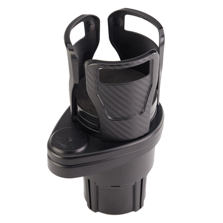 Multi-Function Car Cup Rack Modified Cup Mat ชั้นวางเครื่องดื่ม, SB-1099 Matt Black, SB-1099 Carbon Fiber Black