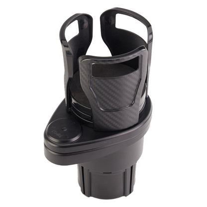 Multi-Function Car Cup Rack Modified Cup Mat ชั้นวางเครื่องดื่ม, SB-1099 Matt Black, SB-1099 Carbon Fiber Black