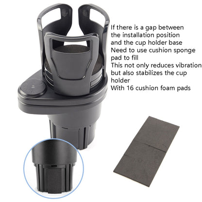 Multi-Function Car Cup Rack Modified Cup Mat ชั้นวางเครื่องดื่ม, SB-1099 Matt Black, SB-1099 Carbon Fiber Black