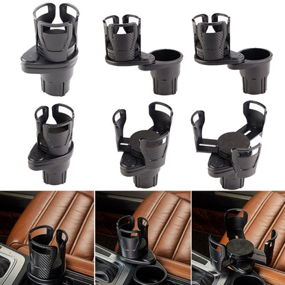 Multi-Function Car Cup Rack Modified Cup Mat ชั้นวางเครื่องดื่ม, SB-1099 Matt Black, SB-1099 Carbon Fiber Black