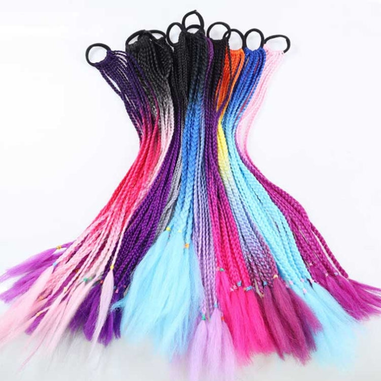 2 PCS FQXBMW ที่คาดผมถักเปียหลากสีสันวิกผมไหมข้าวโพดหางม้า Dreadlocks ที่มีสีสัน, สี:, 1, 02, 06, 07, 08, 15, 18, 20, 24, 26, 27, 35, 44, 49, 50, 56, 29, 31, 55
