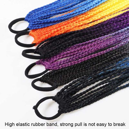 2 PCS FQXBMW ที่คาดผมถักเปียหลากสีสันวิกผมไหมข้าวโพดหางม้า Dreadlocks ที่มีสีสัน, สี:, 1, 02, 06, 07, 08, 15, 18, 20, 24, 26, 27, 35, 44, 49, 50, 56, 29, 31, 55