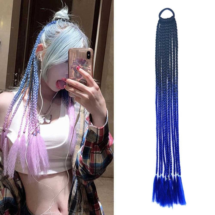 2 PCS FQXBMW ที่คาดผมถักเปียหลากสีสันวิกผมไหมข้าวโพดหางม้า Dreadlocks ที่มีสีสัน, สี:, 1, 02, 06, 07, 08, 15, 18, 20, 24, 26, 27, 35, 44, 49, 50, 56, 29, 31, 55