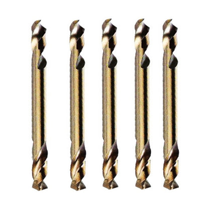 10 PCS M35 Twist ที่มีโคบอลต์เจาะบิตเหล็กความเร็วสูงสองหัวแผ่นเหล็กแผ่นโลหะเจาะรูเจาะ, Double Head 3.0mm, Double Head 3.2mm, Double Head 3.5mm, Double Head 4.0mm, Double Head 4.2mm, Double Head 4.5mm, Double Head 5.0mm, Double Head 5.2mm               ...