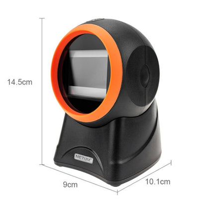 NETUM 2050 Supermarket Cashier Barcode เครื่องสแกน QR Code เครื่องสแกนแนวตั้งแบบตั้งโต๊ะ ข้อมูลจำเพาะ:, Enhanced Version, Regular Version