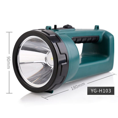 YAGE H103 Strong Light Long Shot LED Searchlight Outdoor ไฟฉายฉุกเฉินพลังงานสูงแบบชาร์จไฟได้