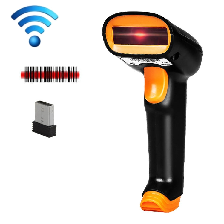 เครื่องสแกนบาร์โค้ด Express พร้อมที่เก็บ USB Wireless Scanner ข้อมูลจำเพาะ:, Red Light, Two-dimensional