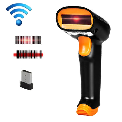 เครื่องสแกนบาร์โค้ด Express พร้อมที่เก็บ USB Wireless Scanner ข้อมูลจำเพาะ:, Red Light, Two-dimensional