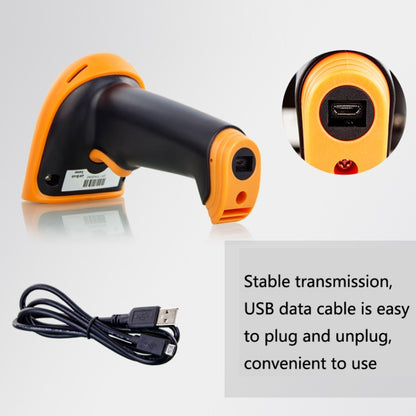 เครื่องสแกนบาร์โค้ด Express พร้อมที่เก็บ USB Wireless Scanner ข้อมูลจำเพาะ:, Red Light, Two-dimensional
