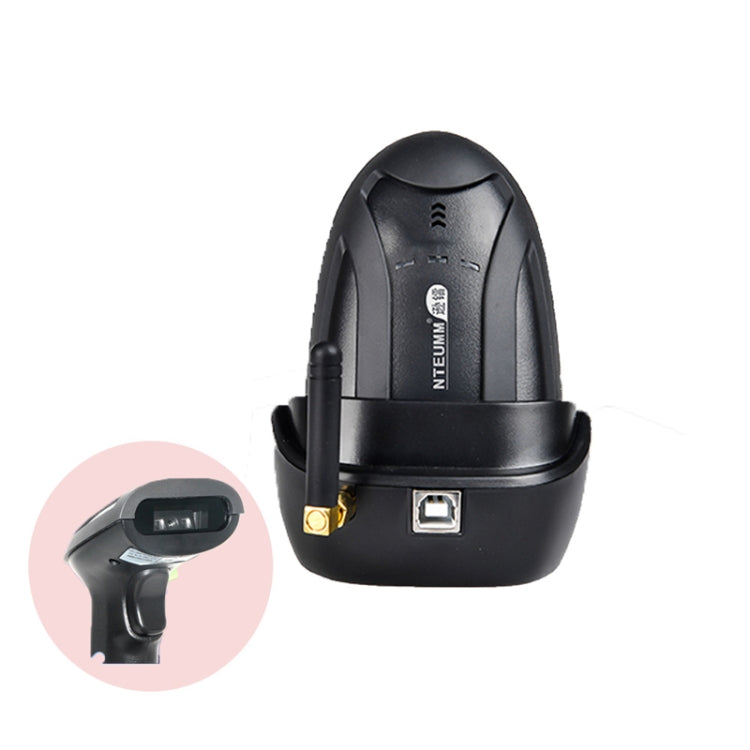 NETUM H3 Wireless Barcode Scanner Red Light Supermarket Cashier Scanner With Charger, สเปก:, One-dimensional, Two-dimensional
