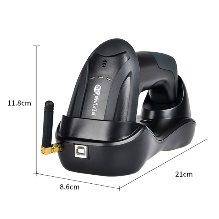 NETUM H3 Wireless Barcode Scanner Red Light Supermarket Cashier Scanner With Charger, สเปก:, One-dimensional, Two-dimensional