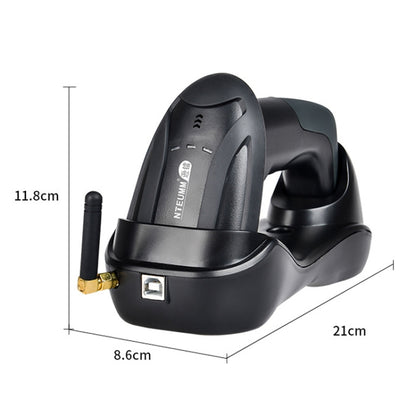 NETUM H3 Wireless Barcode Scanner Red Light Supermarket Cashier Scanner With Charger, สเปก:, One-dimensional, Two-dimensional