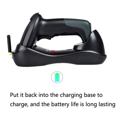 NETUM H3 Wireless Barcode Scanner Red Light Supermarket Cashier Scanner With Charger, สเปก:, One-dimensional, Two-dimensional
