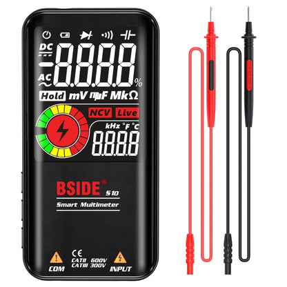 BSIDE มัลติมิเตอร์แบบดิจิตอล 9999 นับจอแสดงผลสี LCD DC AC แรงดันไฟฟ้า Capacitance Diode Meter, S10 Dry Battery Version (Black), S10 Dry Battery Version (Red), S11 Recharge Version (Black), S11 Recharge Version (Red)