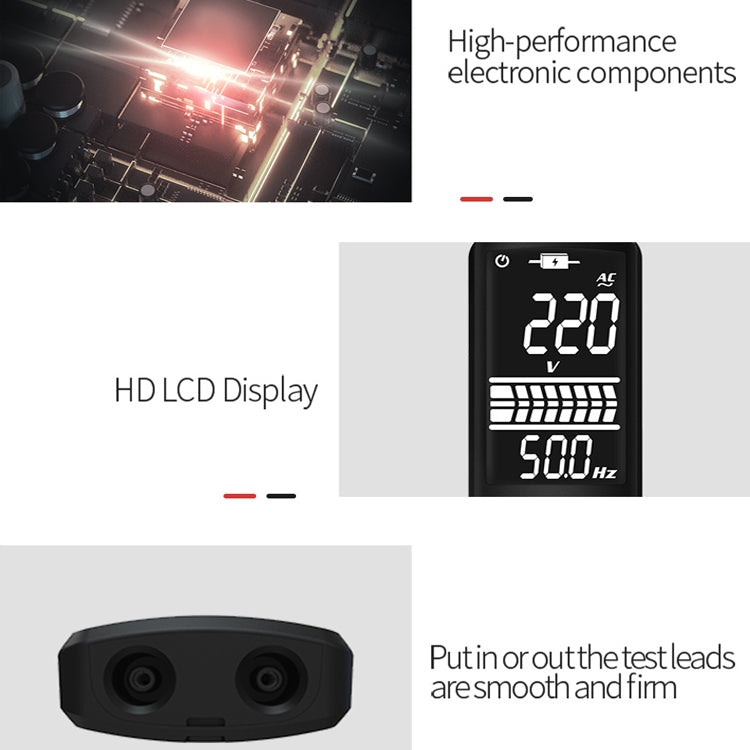 BSIDE Dual-Mode Smart หน้าจอขนาดใหญ่ แสดงผล มัลติมิเตอร์ ปากกาไฟฟ้า เครื่องตรวจจับแรงดันไฟฟ้าแบบพกพา, ADMS1, ADMS1CL
