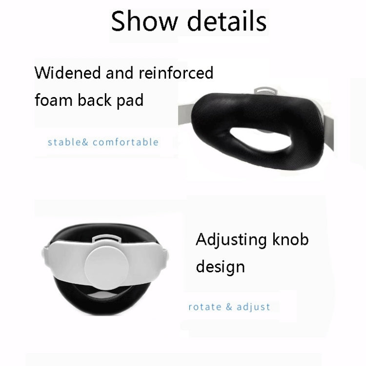 ชุดหูฟัง VR ตามหลักสรีรศาสตร์ที่สะดวกสบายสำหรับ Oculus Quest 2, Headset