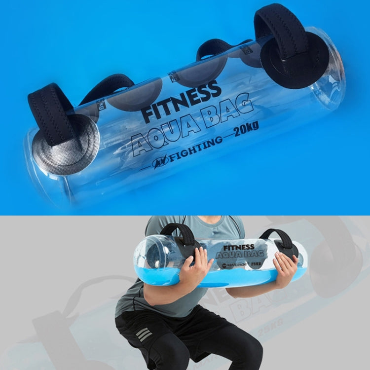 แบบพกพาพับได้เติมน้ำน้ำหนักกระเป๋ายกน้ำหนักสมดุล Strength Training Fitness Weight Bag, 20kg (Transparent), 25kg (Transparent), 30kg (Transparent), 35kg (Transparent)