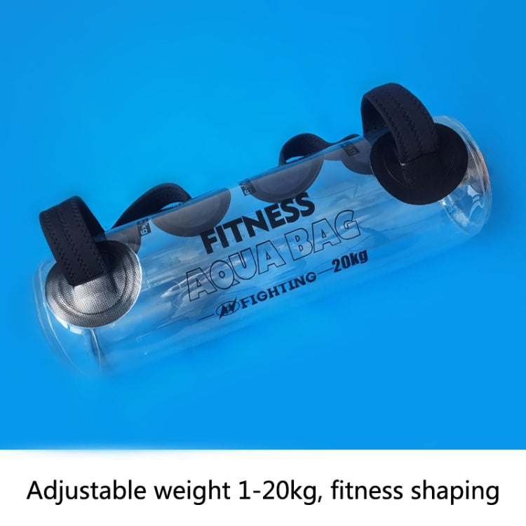แบบพกพาพับได้เติมน้ำน้ำหนักกระเป๋ายกน้ำหนักสมดุล Strength Training Fitness Weight Bag, 20kg (Transparent), 25kg (Transparent), 30kg (Transparent), 35kg (Transparent)