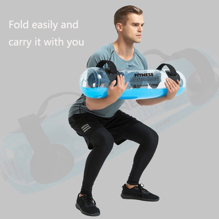 แบบพกพาพับได้เติมน้ำน้ำหนักกระเป๋ายกน้ำหนักสมดุล Strength Training Fitness Weight Bag, 20kg (Transparent), 25kg (Transparent), 30kg (Transparent), 35kg (Transparent)