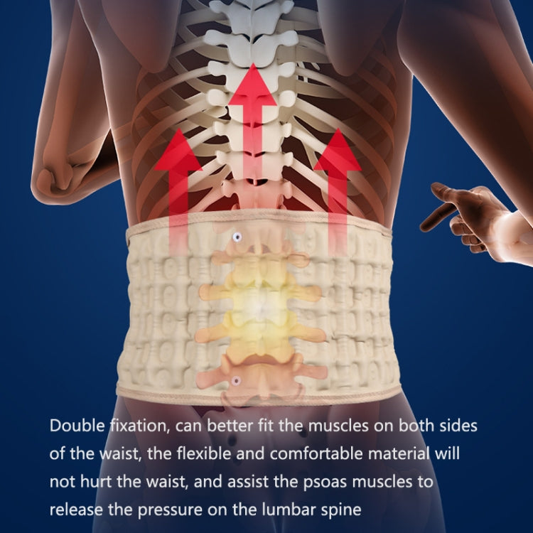 กระดูกสันหลังส่วนเอว เข็มขัดดึงที่สูงเกินจริง Lumbar Disc เข็มขัดป้องกันเอวแบบลม, Deep Blue