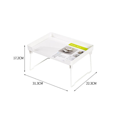 ห้องครัวเดสก์ท็อปตู้เสื้อผ้าตู้พับได้ชั้นเก็บ, White, Transparent
