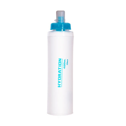 AFISHTOUR TPU กีฬากลางแจ้งถุงน้ำนุ่มขวดน้ำมาราธอนถุงน้ำพับความจุ:, 400ml (Blue), 400ml (Transparent), 300ml (Blue), 300ml (Transparent)