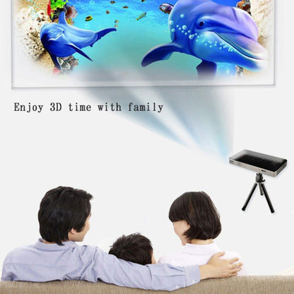 C6 1G + 8G ระบบ Android อัจฉริยะ DLP HD Mini Projector โปรเจคเตอร์โทรศัพท์มือถือแบบพกพาที่บ้าน，, US Plug  (Black), EU Plug (Black), UK Plug (Black), AU Plug (Black), US Plug (White), AU Plug (White)
