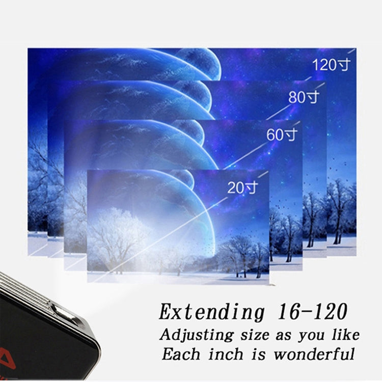 C6 2G+16G Android Smart DLP HD Projector มินิโปรเจคเตอร์ไร้สาย，, US Plug (Black), EU Plug (Black), UK Plug (Black), AU Plug (Black), US Plug (White), UK Plug (White), AU Plug (White)