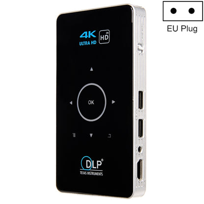 C6 2G+16G Android Smart DLP HD Projector มินิโปรเจคเตอร์ไร้สาย，, US Plug (Black), EU Plug (Black), UK Plug (Black), AU Plug (Black), US Plug (White), UK Plug (White), AU Plug (White)